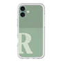 スリムプロテクションプレミアムケース with MagSafe［ オリジナル - initial two tone - R green ］