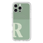 スリムプロテクションプレミアムケース with MagSafe［ オリジナル - initial two tone - R green ］