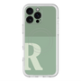 スリムプロテクションプレミアムケース with MagSafe［ オリジナル - initial two tone - R green ］