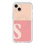 スリムプロテクションプレミアムケース with MagSafe［ オリジナル - initial two tone - S pink ］