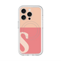 スリムプロテクションプレミアムケース with MagSafe［ オリジナル - initial two tone - S pink ］