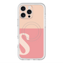 スリムプロテクションプレミアムケース with MagSafe［ オリジナル - initial two tone - S pink ］