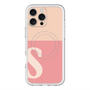 スリムプロテクションプレミアムケース with MagSafe［ オリジナル - initial two tone - S pink ］