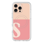 スリムプロテクションプレミアムケース with MagSafe［ オリジナル - initial two tone - S pink ］