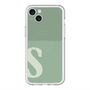 スリムプロテクションプレミアムケース with MagSafe［ オリジナル - initial two tone - S green ］