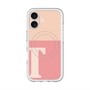スリムプロテクションプレミアムケース with MagSafe［ オリジナル - initial two tone - T pink ］