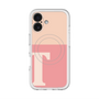 スリムプロテクションプレミアムケース with MagSafe［ オリジナル - initial two tone - T pink ］