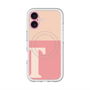 スリムプロテクションプレミアムケース with MagSafe［ オリジナル - initial two tone - T pink ］