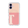スリムプロテクションプレミアムケース with MagSafe［ オリジナル - initial two tone - T pink ］