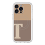 スリムプロテクションプレミアムケース with MagSafe［ オリジナル - initial two tone - T brown ］