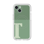 スリムプロテクションプレミアムケース with MagSafe［ オリジナル - initial two tone - T green ］