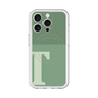 スリムプロテクションプレミアムケース with MagSafe［ オリジナル - initial two tone - T green ］