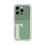 スリムプロテクションプレミアムケース with MagSafe［ オリジナル - initial two tone - T green ］