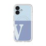 スリムプロテクションプレミアムケース with MagSafe［ オリジナル - initial two tone - V blue ］