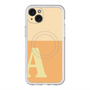 スリムプロテクションプレミアムケース with MagSafe［ オリジナル - initial two tone - A orange ］