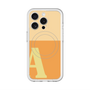 スリムプロテクションプレミアムケース with MagSafe［ オリジナル - initial two tone - A orange ］