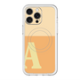 スリムプロテクションプレミアムケース with MagSafe［ オリジナル - initial two tone - A orange ］