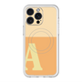 スリムプロテクションプレミアムケース with MagSafe［ オリジナル - initial two tone - A orange ］