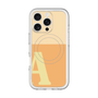 スリムプロテクションプレミアムケース with MagSafe［ オリジナル - initial two tone - A orange ］