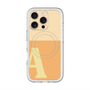 スリムプロテクションプレミアムケース with MagSafe［ オリジナル - initial two tone - A orange ］