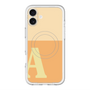 スリムプロテクションプレミアムケース with MagSafe［ オリジナル - initial two tone - A orange ］