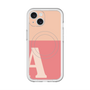 スリムプロテクションプレミアムケース with MagSafe［ オリジナル - initial two tone - A pink ］