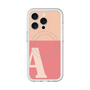 スリムプロテクションプレミアムケース with MagSafe［ オリジナル - initial two tone - A pink ］