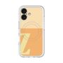 スリムプロテクションプレミアムケース with MagSafe［ オリジナル - initial two tone - Z orange ］