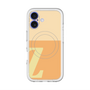スリムプロテクションプレミアムケース with MagSafe［ オリジナル - initial two tone - Z orange ］