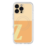 スリムプロテクションプレミアムケース with MagSafe［ オリジナル - initial two tone - Z orange ］