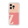 スリムプロテクションプレミアムケース with MagSafe［ オリジナル - initial two tone - Z pink ］