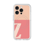 スリムプロテクションプレミアムケース with MagSafe［ オリジナル - initial two tone - Z pink ］