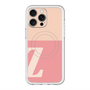 スリムプロテクションプレミアムケース with MagSafe［ オリジナル - initial two tone - Z pink ］