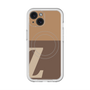 スリムプロテクションプレミアムケース with MagSafe［ オリジナル - initial two tone - Z brown ］