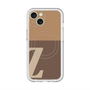 スリムプロテクションプレミアムケース with MagSafe［ オリジナル - initial two tone - Z brown ］