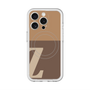 スリムプロテクションプレミアムケース with MagSafe［ オリジナル - initial two tone - Z brown ］