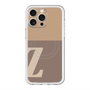 スリムプロテクションプレミアムケース with MagSafe［ オリジナル - initial two tone - Z brown ］