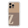 スリムプロテクションプレミアムケース with MagSafe［ オリジナル - initial two tone - Z brown ］