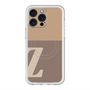 スリムプロテクションプレミアムケース with MagSafe［ オリジナル - initial two tone - Z brown ］