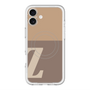 スリムプロテクションプレミアムケース with MagSafe［ オリジナル - initial two tone - Z brown ］