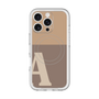 スリムプロテクションプレミアムケース with MagSafe［ オリジナル - initial two tone - A brown ］