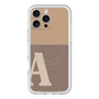 スリムプロテクションプレミアムケース with MagSafe［ オリジナル - initial two tone - A brown ］