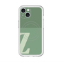 スリムプロテクションプレミアムケース with MagSafe［ オリジナル - initial two tone - Z green ］