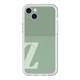 スリムプロテクションプレミアムケース with MagSafe［ オリジナル - initial two tone - Z green ］