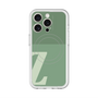 スリムプロテクションプレミアムケース with MagSafe［ オリジナル - initial two tone - Z green ］