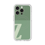 スリムプロテクションプレミアムケース with MagSafe［ オリジナル - initial two tone - Z green ］