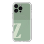 スリムプロテクションプレミアムケース with MagSafe［ オリジナル - initial two tone - Z green ］