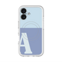 スリムプロテクションプレミアムケース with MagSafe［ オリジナル - initial two tone - A blue ］