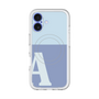 スリムプロテクションプレミアムケース with MagSafe［ オリジナル - initial two tone - A blue ］
