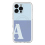スリムプロテクションプレミアムケース with MagSafe［ オリジナル - initial two tone - A blue ］